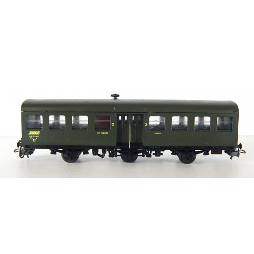 RMA CPMR VOITURE 3 ESSIEUX 2 CL SNCF EN BON ETAT SANS BOITE HO