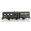 RMA CPMR VOITURE 3 ESSIEUX 1 et 2 CL CL SNCF EN BON ETAT SANS BOITE HO