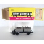 PIKO 426/114 WAGON TRANSPORT DE CHAUX A ESSIEUX EN BOITE HO