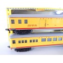 FLEISCHMANN LOT DE 2 VOITURES UNION PACIFIC ETAT NEUVE EN BOITE HO REF 1422 + 1421