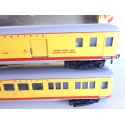 FLEISCHMANN LOT DE 2 VOITURES UNION PACIFIC ETAT NEUVE EN BOITE HO REF 1422 + 1421