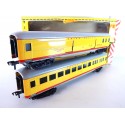 FLEISCHMANN LOT DE 2 VOITURES UNION PACIFIC ETAT NEUVE EN BOITE HO REF 1422 + 1421