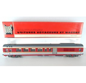 JOUEF VOITURE MIXTE FOURGON GRAND CONFORT 1 CL A8 NEUF EN BOITE ROUGE 5342 HO