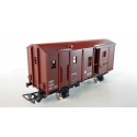 REF 6480 JOUEF WAGON COUVERT P V FIN DE CONVOIE AVEC ECLAIRAGE HO EN BOITE