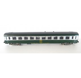 OUEF VOITURE UIC VERTE TOIT GRIS 2 CL B 10 HO SANS BOITE