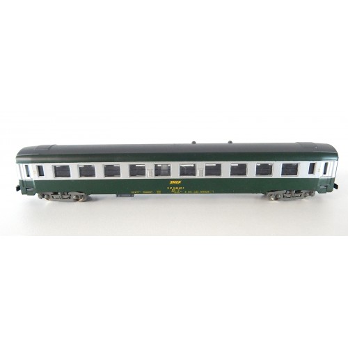 OUEF VOITURE UIC VERTE TOIT GRIS 2 CL B 10 HO SANS BOITE