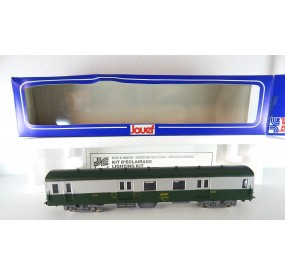 REF 5296 JOUEF FOURGON UIC + KIT ECLAIRAGE ETAT NEUVE EN BOITE BLEU HO