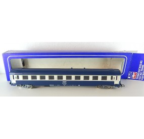 ref 5297 JOUEF VOITURE UIC BLEU TRAIN DE NUIT B9 C9 X EN BOITE BLEU HO