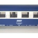 ref 5297 JOUEF VOITURE UIC BLEU TRAIN DE NUIT B9 C9 X EN BOITE BLEU HO