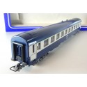 ref 5297 JOUEF VOITURE UIC BLEU TRAIN DE NUIT B9 C9 X EN BOITE BLEU HO