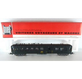 Réf 5113 JOUEF VOITURE OCEM A RIVETS MIXTE 2 CL BOURGON B4d EN BOITE ROUGE