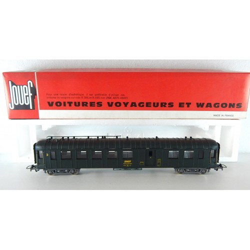 Réf 5113 JOUEF VOITURE OCEM A RIVETS MIXTE 2 CL BOURGON B4d EN BOITE ROUGE