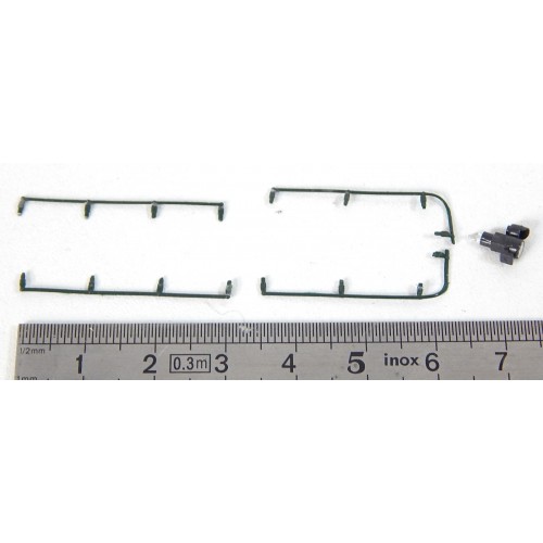 ROCO JEUX DE RAMBARDE + LANTERNE POUR LOCOMOTIVE CROCODILE 43538 HO