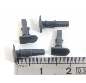 R 14158 ROCO UN DE 4 TAMPONS DE LOCOMOTIVE BB 25000 - 68000 - 4100 - 8100 HO