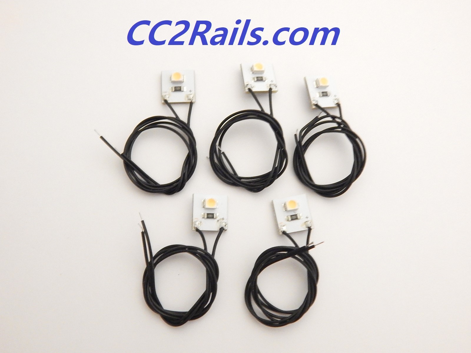 Kit éclairage LED 12V Pour Voiture Voyageurs HO – 15 LEDs Blanc Chaud, CMS Sécable