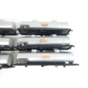 JOUEF LOT DE SIX CAISSE DE WAGON CITERNE SHEL CAISSE EN TRES BON ETAT HO