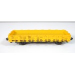 ROCO WAGON PLAT JAUNE A ESSIEUX ETAT DU NEUF SANS BOITE HO