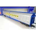 JOUEF WAGON COUVERT LONG A BOGIE CARGO WAGON HO EN BOITE REF 6734