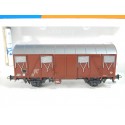 REF 4375 B ROCO WAGON MARRON A ESSIEUX EN BOITE HO