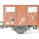 REF 4375 B ROCO WAGON MARRON A ESSIEUX EN BOITE HO