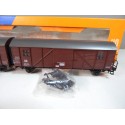 REF 4328 ROCO DEUX WAGON COUVERT ARTICULER EN BOITE HO