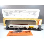 R 384-10 - LILIPUT HO WAGON CITERNE LONGUE A BOGIES VOEST ALPINE HO EN BOITE