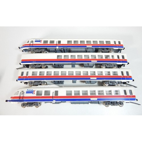 RARE JOUEF RTG AMTRAK 4 ELEMENT SUPERBE ETAT PROCHE DU NEUF HO