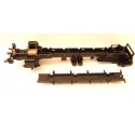 14922 JOUEF CHASSIS + CARTER DE LOCOMOTIVE VAPEUR 150 X 29 HO