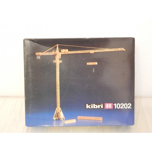 Réf 10202 KIBRI MAQUETTE GRUE DE TRAVAUX A MONTER HO NEUF EN BOITE