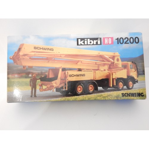 Réf 10200 KIBRI MAQUETTE CAMION GRUE SCHWING H0 NEUF EN BOITE