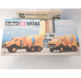 Réf 10044 KIBRI MAQUETTE DEUX CAMION TOUPIE H0 NEUF EN BOITE