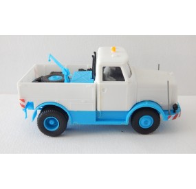 17684 KIBRI MAQUETTE CAMION DEPANNEUSE BLEU ET BLANCHE HO