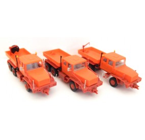 17715 KIBRI LOT 3 CAMIONS CHANTIER HO SANS BOITE