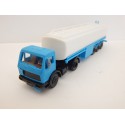 17724 KIBRI CAMION CITERNE BLEU ET BLANC HO SANS BOITE
