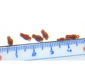 6 ISOLATEURS DE TOITURE COULEUR MARRON JOUEF - HO -