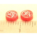 R 9762 - 2 LOGOS ROND SNCF ROUGE JOUEF LOCMOTIVE HO