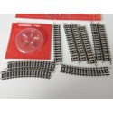 ECHELLE N 1/160 LOT DE LOCOMOTIVE ET VOITURE BON ETAT