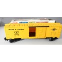 LIONEL ECHELLE O WAGON COUVERT TEXAS ET PACIFIC 9463 EN BOITE ETAT NEUF