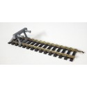 UN BUTOIR GRIS JOUEF RAILS EN LAITON HO