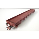 JOUEF WAGON PLAT LONG A BOGIES HO BON ETAT SANS BOITE