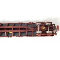 JOUEF WAGON PLAT LONG A BOGIES HO BON ETAT SANS BOITE