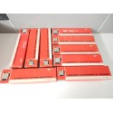 JOUEF GROS LOT DE 26 BOITES ROUGE VIDE DIFFERENTS MODELE BON ETAT HO