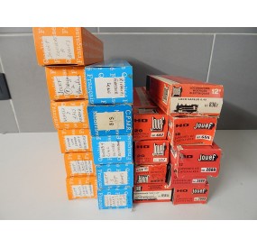 JOUEF GROS LOT DE 20 BOITES VIDE JOUEF ET FRANCE TRAIN BON ETAT HO