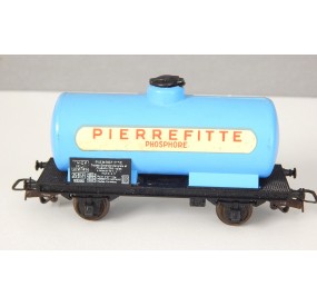 JOUEF UN WAGON CITERNE A ESSIEUX PIERREFITTE HO SANS BOITE