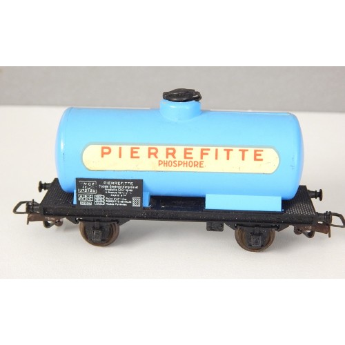 JOUEF UN WAGON CITERNE A ESSIEUX PIERREFITTE HO SANS BOITE