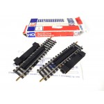 JOUEF 4781 UNE BOITE DE 2 RAILS DE COMMANDE A DISTANCE RAILS ACIER 123 mm HO
