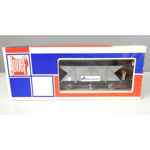 Ref 6575 JOUEF UN WAGONS TREMIE A BOGIES RHONE POULENC EN BOITE BBR HO