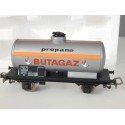 JOUEF 6308 WAGON CITERNE BUTAGAZ A ESIEUX HO EN BOITE ROUGE 6308