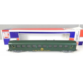 Réf 5293 JOUEF VOITURE UIC COUCHETTE 2 CL VERTE SNCF B9 C9 X EN BOITE BBR HO