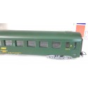Réf 5293 JOUEF VOITURE UIC COUCHETTE 2 CL VERTE SNCF B9 C9 X EN BOITE BBR HO